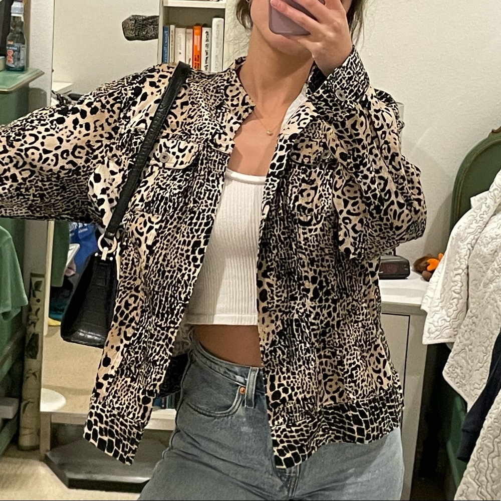 funky animal print jacket